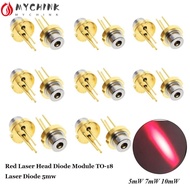 CHINK DIY High Power Burning Infrared, Tripod 3V 5V Red Laser Head Diode Module, 5mW 7mW 10mW Lab 65