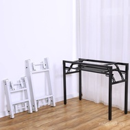 Office Iron Bullet Class Folding Art Bracket Leg Table Fold in Half Wholesale Table Stand Table Stan