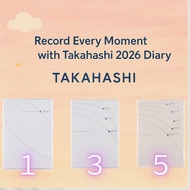 Takahashi Diary 2026 B6 One/Three/Five Year Journal – Jan Start