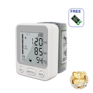 Portable Digital Blood Pressure Monitor Wrist Blood Pressure(Free battery + cable)