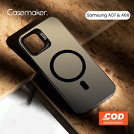 (CM08) Case IMD Samsung A07 | A06 Hybrid Plate Black Hologram