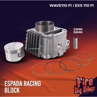 BIG BIKER Espada Racing Block Honda Wave110 Fi / Dash 110 Fuel injection / Dream 110 fi / EX5 Kambin