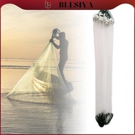 blesiya Fishing Net Fishing Cast Net Casting Net Hand Throw Fishing Net Cast Nets for Fishing