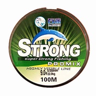 100m Red Nylon Fishing Line / Tali Tangsi Pancing