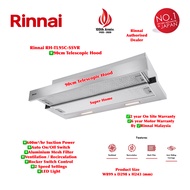 Rinnai Telescopic Hood RH-TL95C-SSVR 90cm Cooker Hood - Recirculation with Charcoal Filter