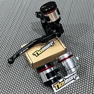 Brake Fluid Reservoir Tank Universal Aluminum Brake Fluid Reservoir Tank