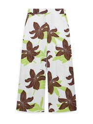 AIIZ (เอ ทู แซด) - AIIZ กางเกงผู้หญิงขาบานพิมพ์ลายซัมเมอร์