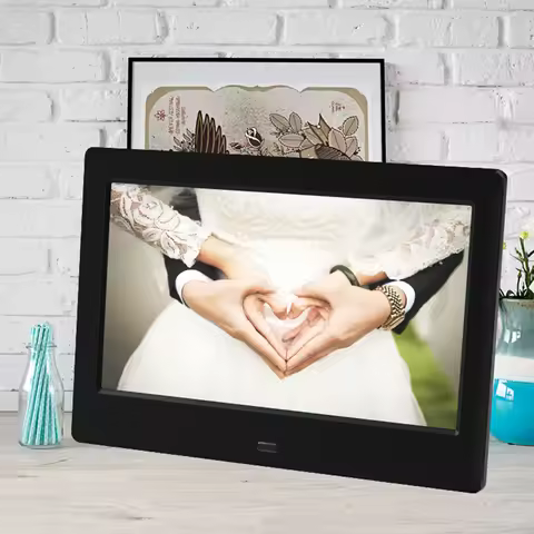 7inch HD LED Digital Photo Frame MP3 MP4 Movie Player with Remote Control 800*480 Smart Digital Pict