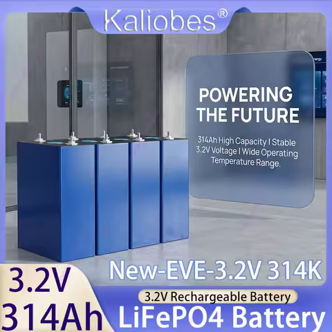 New-EVE-3.2V 314Ah 314K MB31 Lifepo4 Lithium Ion Battery 12V 24V 48V Rechargeable Battery Pack for D