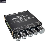 Digital Bluetooth power amplifier board module 2.1 channel high and bass adjustment audio amplifier 
