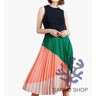 DRESSES T3D B4KER INDIGG0 PLEATED C0L0UR BL0CK MlDl