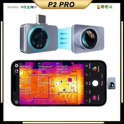 P2 Pro Thermal Camera for iPhone & Android USB Type-C P2pro Thermal Imager Thermographic Camera Infr