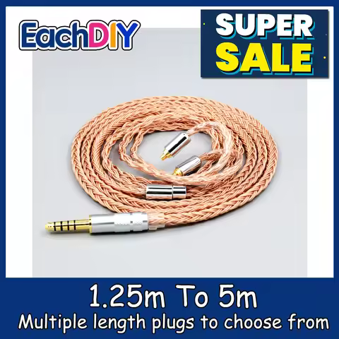 LN006734 16 Core 99% 7N OCC Earphone Cable For AKG N5005 N30 N40 MMCX