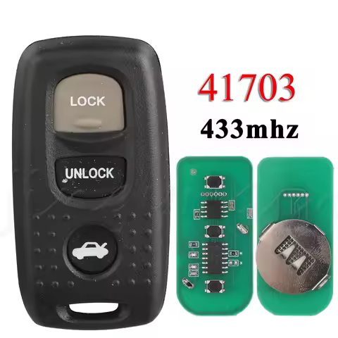Jingyuqin Model NO. 41703 3BTN Car Key 433Mhz For Mazda MX5 MK2.5 2000-2005 323 Remote Aoto Key Card