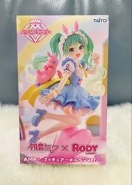 Taito 初音未來 x Rody AMP+ 公仔 figure