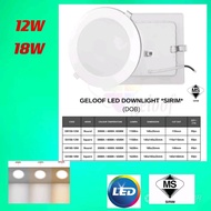 [SIRIM] LED Downlight 6inch 18W 12W Lampu Siling Rumah Round Down Light White Ceiling Lighting 6000k