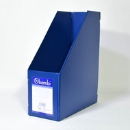 Bambi 1033 Folio Magazine File Box 1033 Bambi Black File Box and biru Bambi File Box/