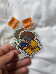 數碼暴龍 B side Label 貼紙