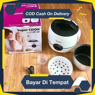 Magic Com Bolde/ Super Cook PALLADIUM/  Rice Cooker Murah/ Supercook 1 Liter Magic Com Bolde/ Magic Com Murah Tahan Lama/ Super Cook PALLADIUM 3D Eco Bolde Rice Cooker Bolde Supercook 1 Liter Magic Com Bolde Asli