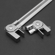 Jalur penahan air aloi aluminium bilik mandi, jalur penahan air di bawah pintu kaca bilik mandi, jal