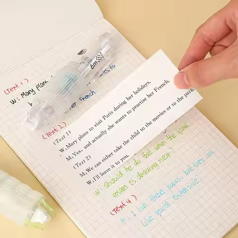 Pen Shape Dot Glue Pen Stationery High Viscosity Double Sided Adhesive DIY Press to move Glue Dispen