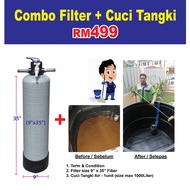 Water tank cleaning service / Install water filter outdoor / water filter outdoor / Cuci Tangki Air / Penapis air luar