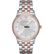 Chris 精品代購 EMPORIO ARMANI 亞曼尼手錶 AR11044 玫瑰金雙色計時腕錶 手錶 歐美代購