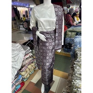 SONGKET WRAPPED SKIRT AND WOVEN SONGKET SCARF || ORIGINAL WRAPPED SONGKET SKIRT MIX SCARF SCARF || K