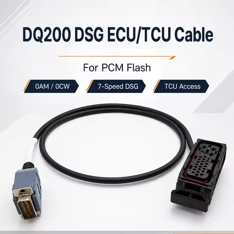 PCM Flash DQ200 DSG TCU Cable For VW Audi Skoda Seat 0AM 0CW 7-Speed Gearbox OBD2 Programming Tuning