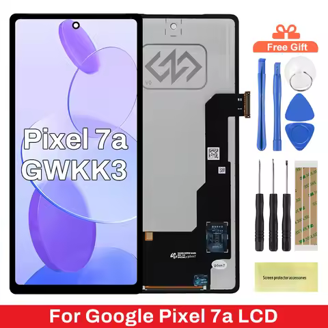 Pixel 7A Display Screen Assembly For Google Pixel 7A GWKK3 GHL1X G0DZQ G82U8 LCD Display Touch Scree