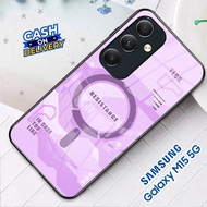 Softcase Glass Kaca SAMSUNG M15 (5G) - Case Handphone SAMSUNG M15 (5G) [T127]