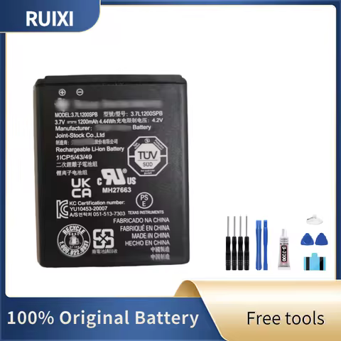 RUIXI L1200SPB 3.7V 1200mAh Battrery For Texas Instruments TI-84 CE CX CAS Graphing Calculator Batte
