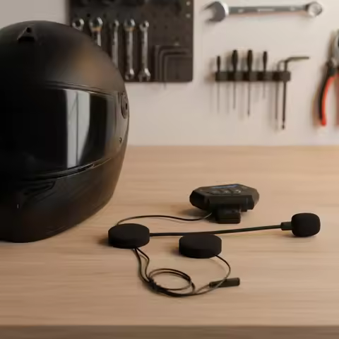Motorcycle Bluetooth Communication System Headset Music Playback Motorcycle Helmet Bluetooth Headset