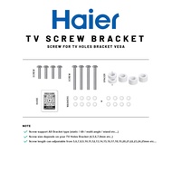 [HAIER] Tv Screw for TV Bracket Holes VESA Wall Mount Skru for TV Hanging Holes