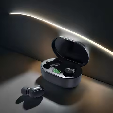 E6S Wireless Bluetooth Earphones Wireless Headphones TWS Headset Noise Cancelling Earbuds with Micro