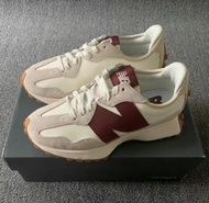 🔝全新New balance 327系列 慢跑鞋 酒紅色 男女同款