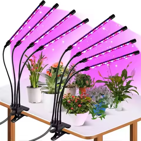 USB LED Plant Grow Light Indoor Garden 10 Dimmable Levels Grow Light Full Spectrum Timer Setting Hyd