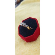 Cincin Berlian Bajet Swiss Cantik Prelove Emas 585