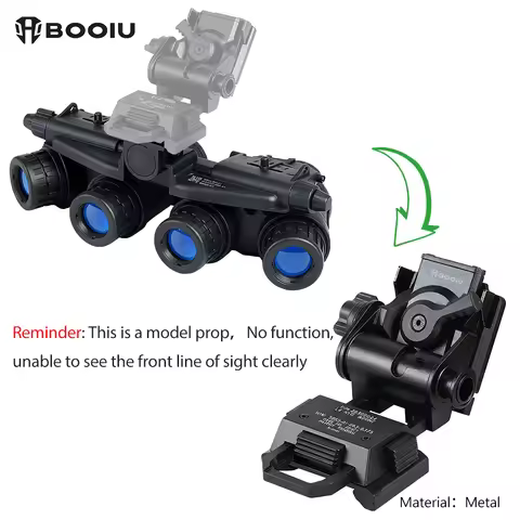 BOOIU Tactical GPNVG18 Cosplay Four-eye Night Vision Goggles Model L4G24 Mount Holder Combination NV