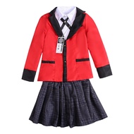 Adult Kids Anime Jabami Yumeko Cosplay Costume Kakegurui Uniform Halloween Clothes