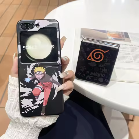 Japan Anime N-NARUTOS Uzumaki Itachi Phone Case For Samsung Galaxy Z Flip 7 6 5 Case Soft TPU Back C