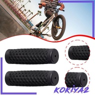 [Kokiya2] 2 Pieces Bicycle Handlebar Grips Ergonomic Rubber Grips Outdoor Bicycle Grip Handlebar Cov