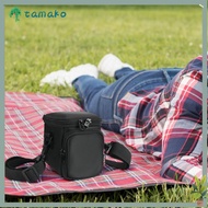 TAMAKO Camera Storage , Dual-pocket Anti-fall Travel Carrying Bag, Shockproof Anti-scratch with Shou