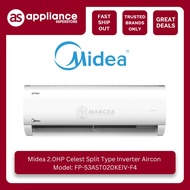 Midea 2HP Celest Split Type Inverter Aircon FP-53AST020KEIV-F4