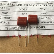 CBB22 Capacitor 0.22 uf/250V 224/400V Pitch 10mm (500 Pieces = 70 Yuan)