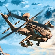 Academy Hobby Plastic Model Kits 1/144 Scale AH-64D/DJ
