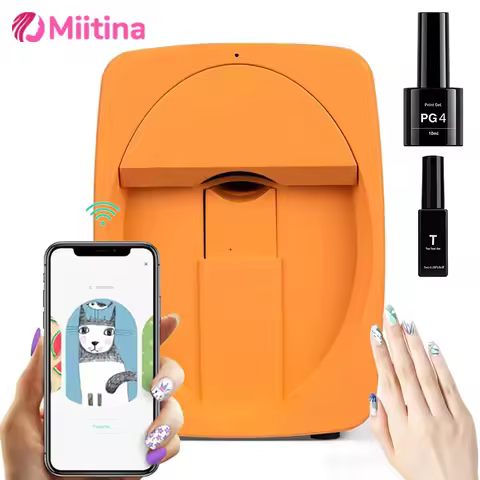 New 3D Nail Printer Mini Printer for Nails Professional O2NAILS Portable Mobile Nail Art Printing Ma