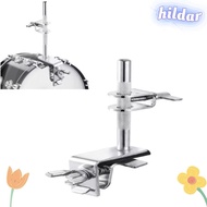 HILDAR Drum Cowbell Clamp, Musical Instrument Support Clip Bass Jazz Drum Parts Drum Cowbell Bracket