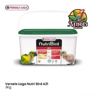 NUTRIBIRD A21 3 KG VERSELE LAGA PARROT BIRD FOOD