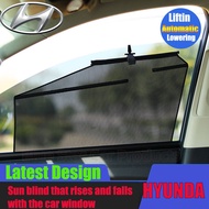 Car sunshade, automatic lifting car sunshade, suitable for all HYUNDAI series, car sunscreen， SantaF